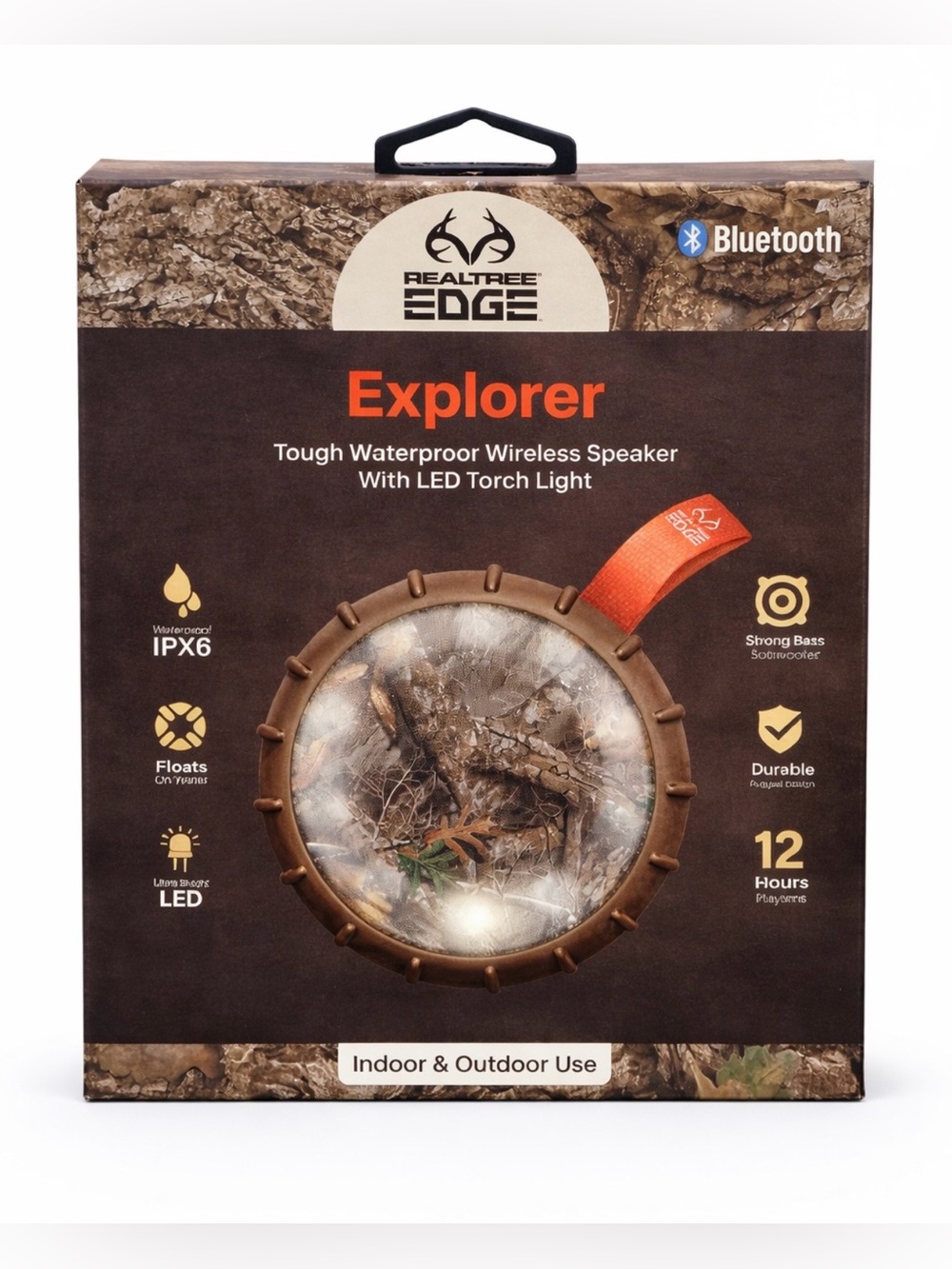 Realtree Explorer Waterproof Wireless Speaker New in Box - Picture 2 of 6